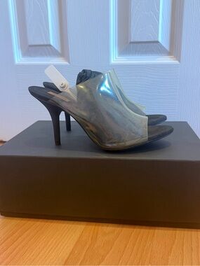 Yeezy Season 8 Clear Mule Pump Heel